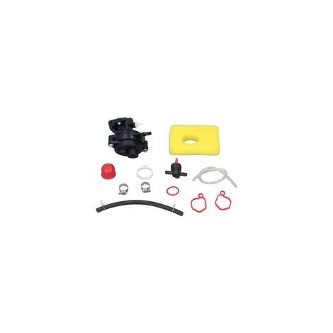 Kit de pièces de rechange pour carburateur, tuyau d'alimentation et filtre à air de tondeuse à gazon (accessoires pour tondeuse à gazon 593261). (1/5)
