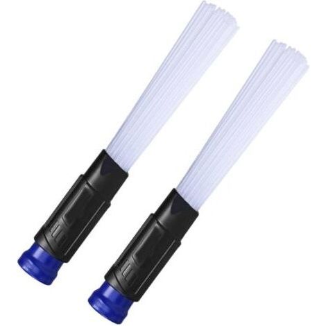 Set of 2 universal vacuum cleaner dust brush tubes, multifunctional vacuum cleaner tubes, dust brush, portable descaling brush, hose extension head (1/5)