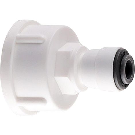 1 raccord rapide d'eau - 1/4" - RO, droit vers 3/4" femelle - Raccord universel - Double joint - Raccord rapide pour filtre à eau (1/5)