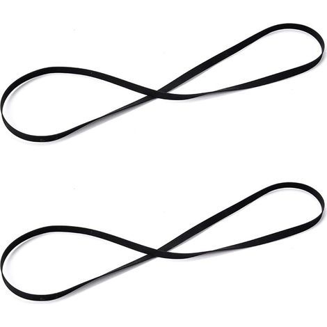 Correas de repuesto para tocadiscos retro, juego de correas para tocadiscos, correa para discos, compatible con todo tipo de tocadiscos de transmisión por correa, 270 mm, 2 piezas (1/5)