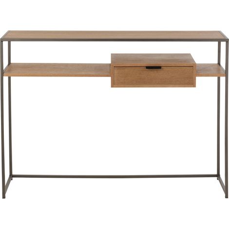 Console design en bois et métal avec 1 tiroir - ESTER (1/5)