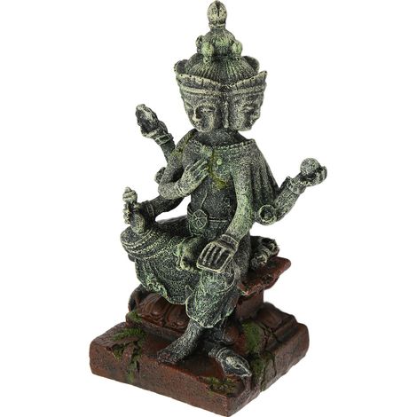 Statuette de Bouddha en résine pour aquarium, décoration aquatique, figurine de Bouddha méditant pour aquarium. (1/5)