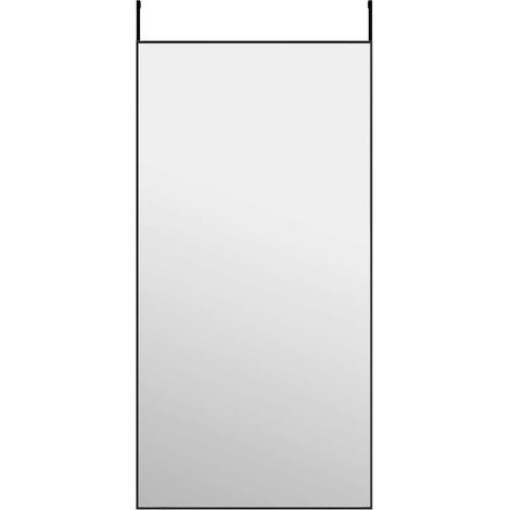 Maison Exclusive - Specchio da Porta Nero 50x100 cm in Vetro e Alluminio (1/4)