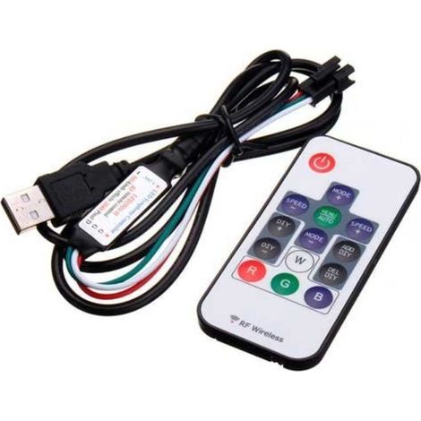Contrôleur & Télécommande pour ruban Digital 5V RGB - SILUMEN