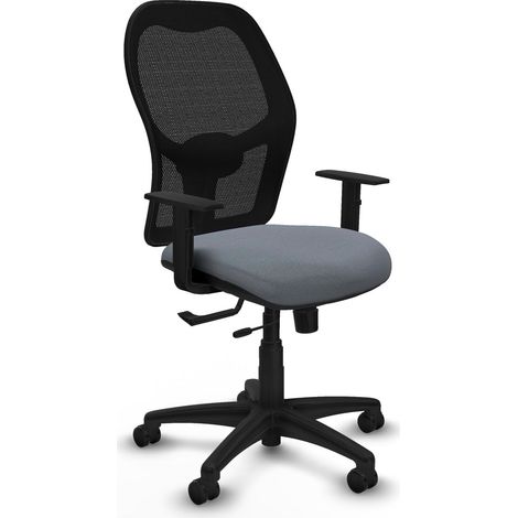 Silla ergonómica piqueras y crespo Alocén negro reposabrazos ajustables (1/2)