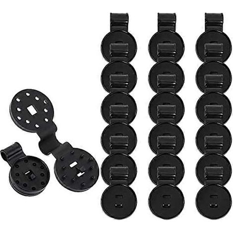 Lot de 100 pinces de fixation robustes pour toile d'ombrage, clips en plastique pour toile d'ombrage (1/5)
