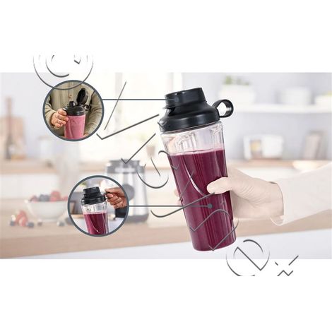 Bosch - bouteille de boisson à emporter avec support de lame pour (1/3)