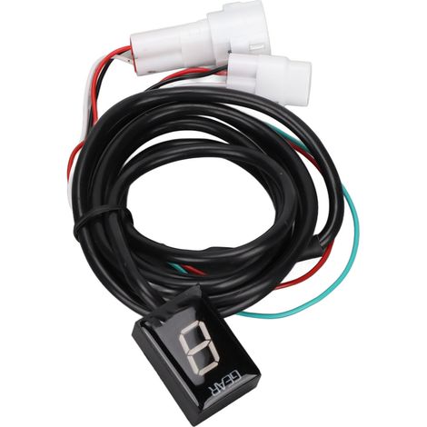 Indicateur de rapport engagé pour moto (1 à 6 vitesses), affichage LED, étanche, universel, compatible avec FJR1300, FZ400, FZ6, FZ6R, XJ6 et XJR400 (1/5)