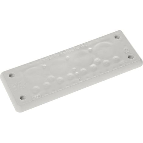Trelleborg MH-24 F 19-1 LIGHT GREY UL94 V-0 IP65 TPE Screw Plaque traversante TPE gris 1 pc(s) (1/2)