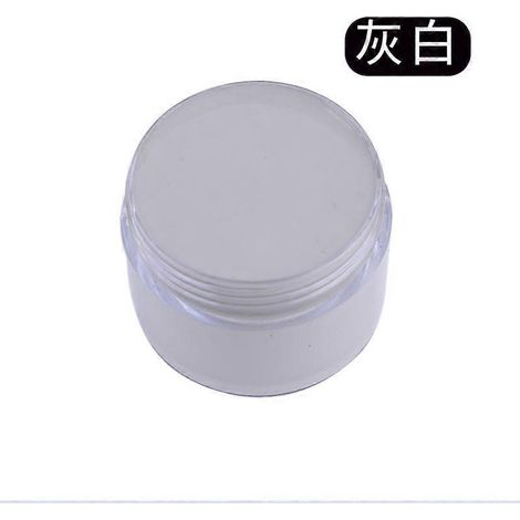Crème de teinture et de réparation pour cuir, raviveur de couleur pour sacs, chaussures, canapés, vestes, masquant les rayures et restaurant le cuir véritable. Couleur : Gris-blanc