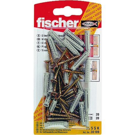 Tappo blister + vite SX Plus Ø5x25mm 20 unità