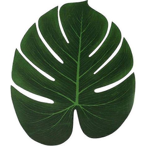 Feuilles tropicales artificielles, décoration pour une fête hawaïenne sur le thème de la jungle estivale, idéale pour un mariage ou une maison. Décoration de table pour la maison. (1/5)