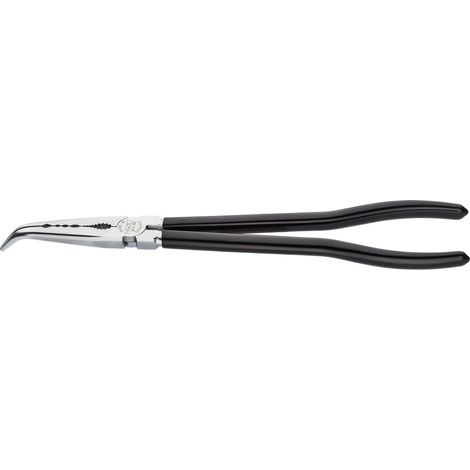 Hazet Flachrund-Zange 280 mm lang, stumpfwinklig gebogen (45°) (1/4)