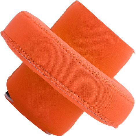 Manchons Flottants pour Cannettes 330ml, Housse Isotherme en Néoprène pour Boissons, Protection de Piscine Orange