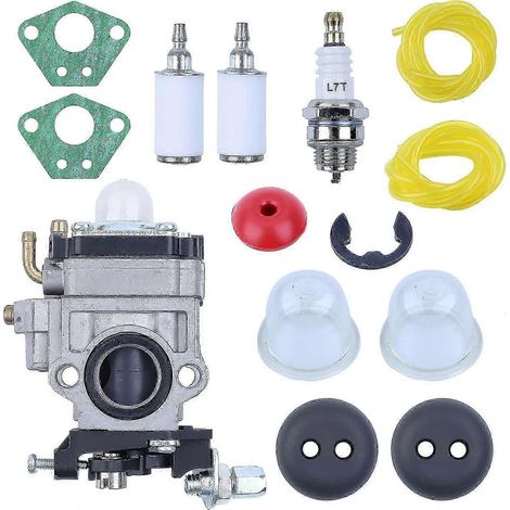 Kit d'entretien comprenant un clapet anti-retour, un filtre et une conduite de carburant pour moteurs 2 temps 43cc, 47cc, 49cc et 52cc. (1/5)