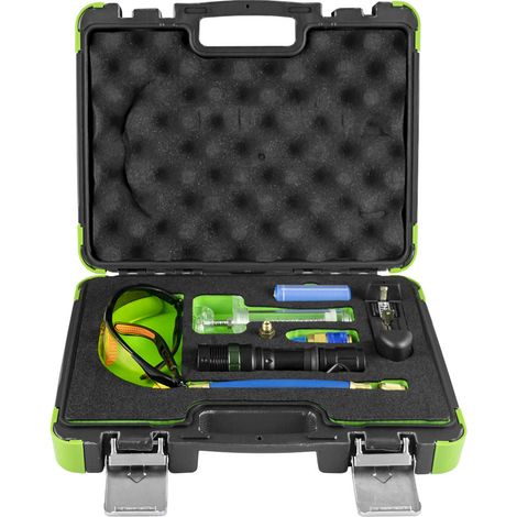 Kit rilevamento perdite jbm aa/cc ricaricabile UV e siringa