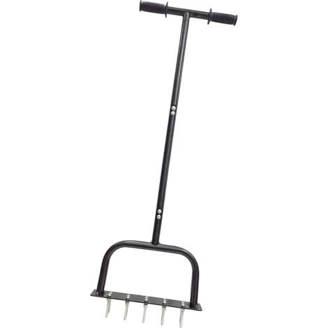 Outil ergonomique pour pénétrer l'herbe, doté d'une poignée en forme de T pour un jardinage confortable et une utilisation pratique pour les travaux domestiques et extérieurs.-AquaForge (1/5)