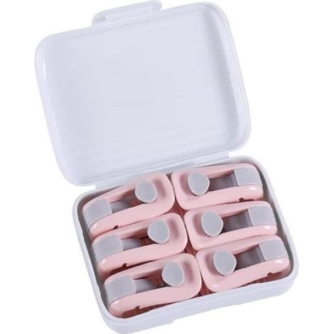 Clip de Couette - - 18pcs - Antidérapant - ABS - Rose (1/4)