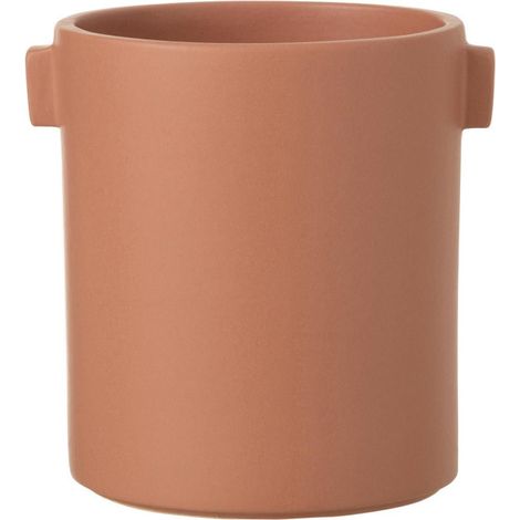 Cache-Pot Design "Handle" 17cm Terracotta