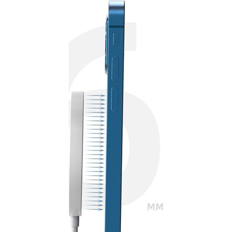 Chargeur sans fil magnétique 15W pour iPhone 13 Pro/14, station de recharge rapide sans fil, accessoire de téléphone portable, chargeur à induction magnétique, compatible Apple (1/4)