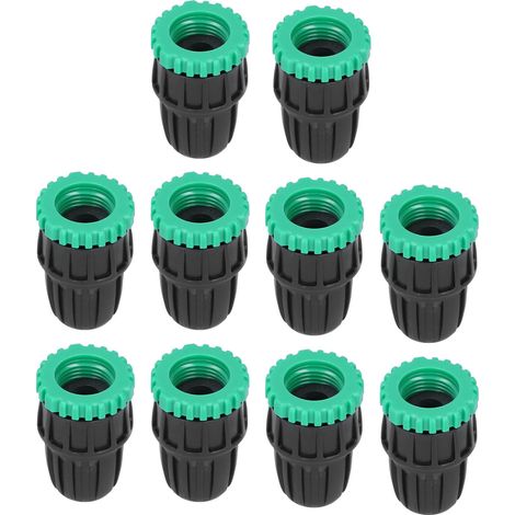 10 Stück Gartenschlauchadapter G1/2 Zoll und G3/4 Zoll, Wasserhahnanschluss, Bewässerungszubehör (1/5)