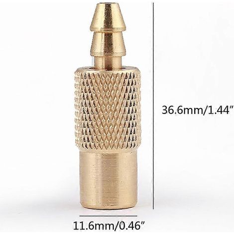 Compresseur d'air à flux fermé, robuste, pour pneus de voiture - Mandrin de pompe à valve avec ressort (1/4)