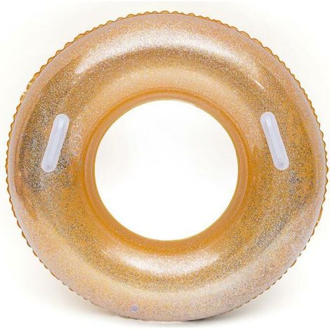 Bouée Gonflable, Durable Ronde Gonflable avec poignée Matelas d'air pneumatique Radeau de Piscine Gonflable Flottant Piscine Flottante Anneau Adulte de Taille 90cm, (1/5)