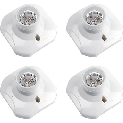E27-Schraubfassung für die Decke, E27-Garagensteckdose, 220–240 V Wechselstrom, LED-Lampenfassung, E27-Deckensockel