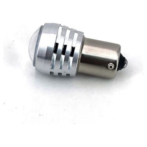 Feu de Recul LED Ultra-Lumineux 1pc – Alarme Sonore 115dB. Ampoule XBD 10W (Compatible P21W/1156/BA15S). Robuste pour Camions. Camping-Cars et Motos. Installation Facile. Tension 24V