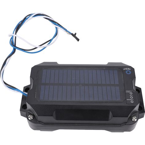 Ortviai Système de freinage d'urgence pour remorque avec panneau solaire intégré, batterie LiFePO4 3 Ah, étanche IP65 (1/5)