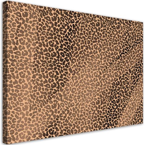 Tableau sur toile Motif de patchs de fourrure léopard de léopard 60x40 (1/5)