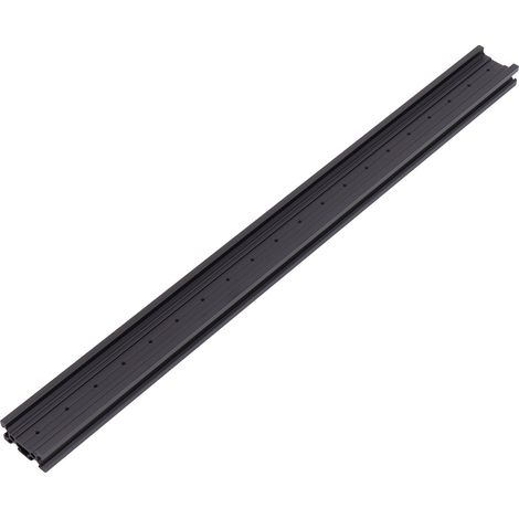 Profilés en aluminium à rainure en V pour rail de guidage linéaire, encastrables, noirs, pour impression et gravure, 500 mm / 19,69 po (1/5)