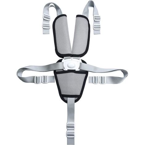 Sangles de Sécurité pour Chaise Haute Harnais 5 Points de Rechange pour Enfants avec Coussinets Epaules Convertibles pour Landau Pou (1/3)