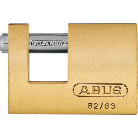 Abus - Vorhangschloss Monobloc 82/63 gl.-8501 - 11571 (1/2)