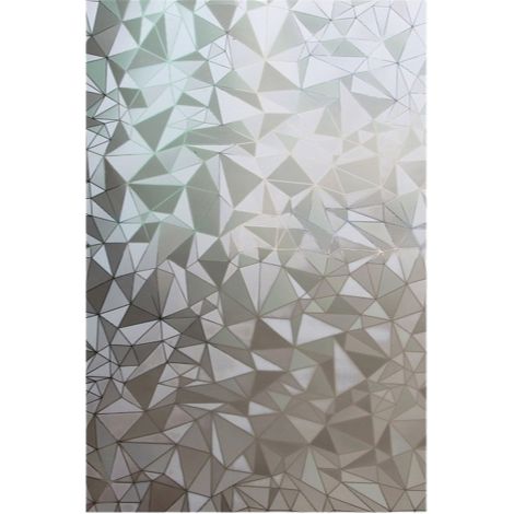 Film anti-espionnage pour fenêtres, film électrostatique anti-UV, film autocollant pour fenêtres, protection de la vie privée pour fenêtres, maison, bureau, salle de bain (motif diamant, 60 x 200 cm) (1/5)
