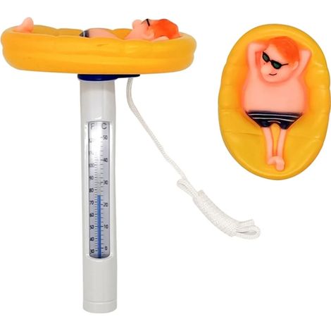 Thermomètre flottant pour piscines, pour mesurer la température de l'eau des piscines, spas, jacuzzis et aquariums-AquaForge (1/5)