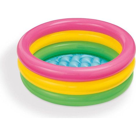 Piscine Gonflable pour Enfants Play Pool 61x22cm avec 3 Anneaux Gonflables pour Enfants +6 Ans (1/5)