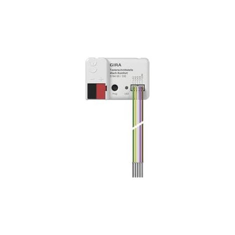 Gira Interface à touches 4f Confort KNX Secure [519400], 5194 00