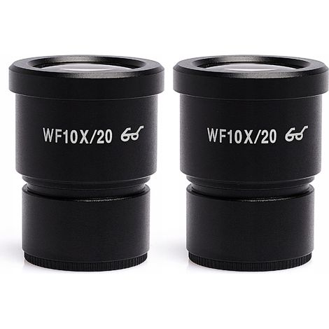 Oculaire pour microscope WF10X/20, 2 pièces. (1/5)
