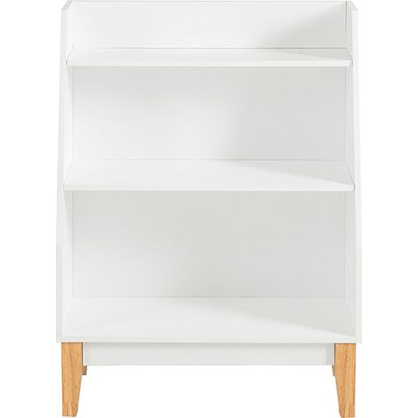 SoBuy Libreria montessoriana per Bambini Scaffale portagiochi Portariviste Scaffale per bambini con 3 scomparti 60x25x80cm KMB47-W