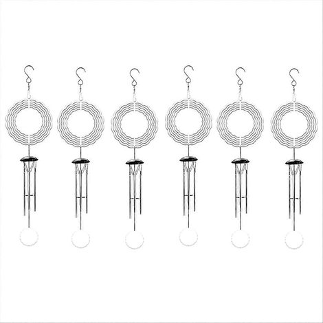 Carillons éoliens vierges pour sublimation, décoration extérieure (1/5)