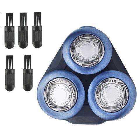 CSPARKV 1 paquet Tête de rechange compatible avec les rasoirs électriques Philips série 5000 S5079 S5079 S5082 S5050, têtes de rasage accessoires (Livré avec 5 petites brosses) (1/5)