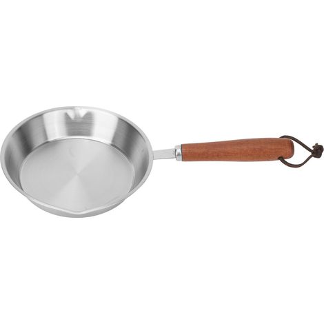 Poêle à frire en acier inoxydable antiadhésive, idéale pour la maison, les restaurants et les plaques à induction (12 cm). (1/5)