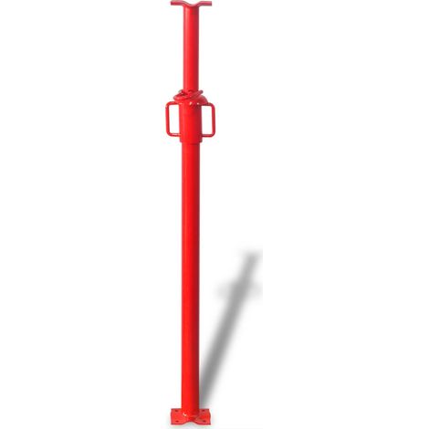 Acrow Prop Red 180 x 12.5 x 12.5 cm Steel with a Painted Finish vidaXL