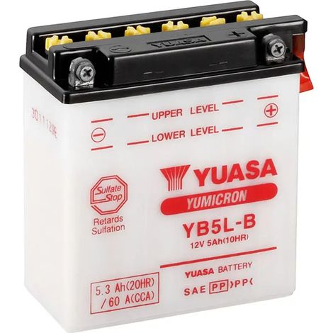 Batería de Moto Yuasa YB5L-B 5Ah 12V