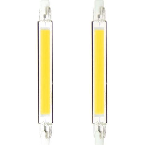 2PCS Xanlite - Ampoule LED Crayon, culot R7S, 10,5W cons. (65W eq.), lumière blanc chaud - ALR7S870 (1/3)