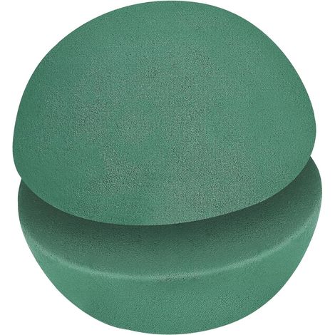 2pcs Demi-sphère Boule Mousse Sèche en Résine pour Fleuriste Stabilité Améliorée et Rétention, pour Décorations Maison et Événements (1/5)