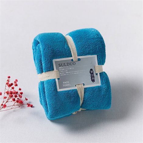Serviette De Bain - 36 X 80 Cm - En Polyester - Pour Usage Quotidien Et Plage - 1 Piece