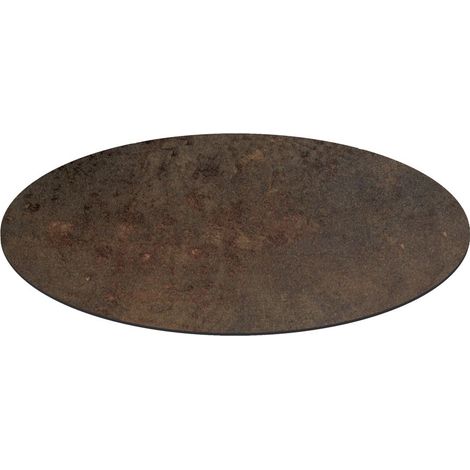 Piano Rotondo per tavolo in HPL Bronzo 10mm Dimensione Tavoli: Ø 80 cm
