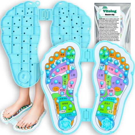 Esterilla de masaje de acupresión sensorial BC para pies y piernas con puntas de masaje. (1/5)